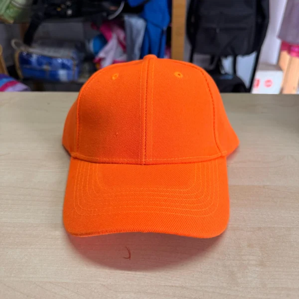 Gorra lisa naranja