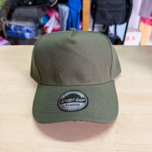 Gorra lisa verde neutro