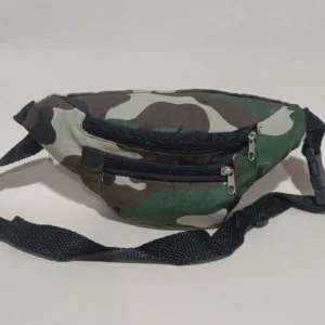 Riñonera de tela militar
